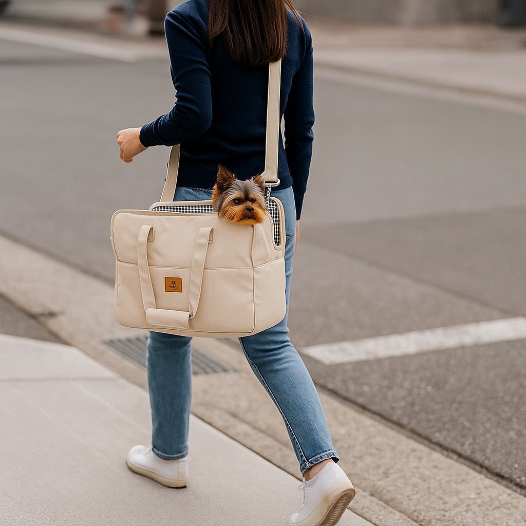 Sac de transport chien - SacPoppy™ : confort, sécurité pour vos voyages - Jappy Toutou