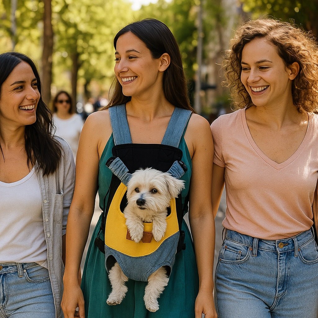 Sac de transport pour chien –Balades à Deux™ en groupe- Jappy Toutou