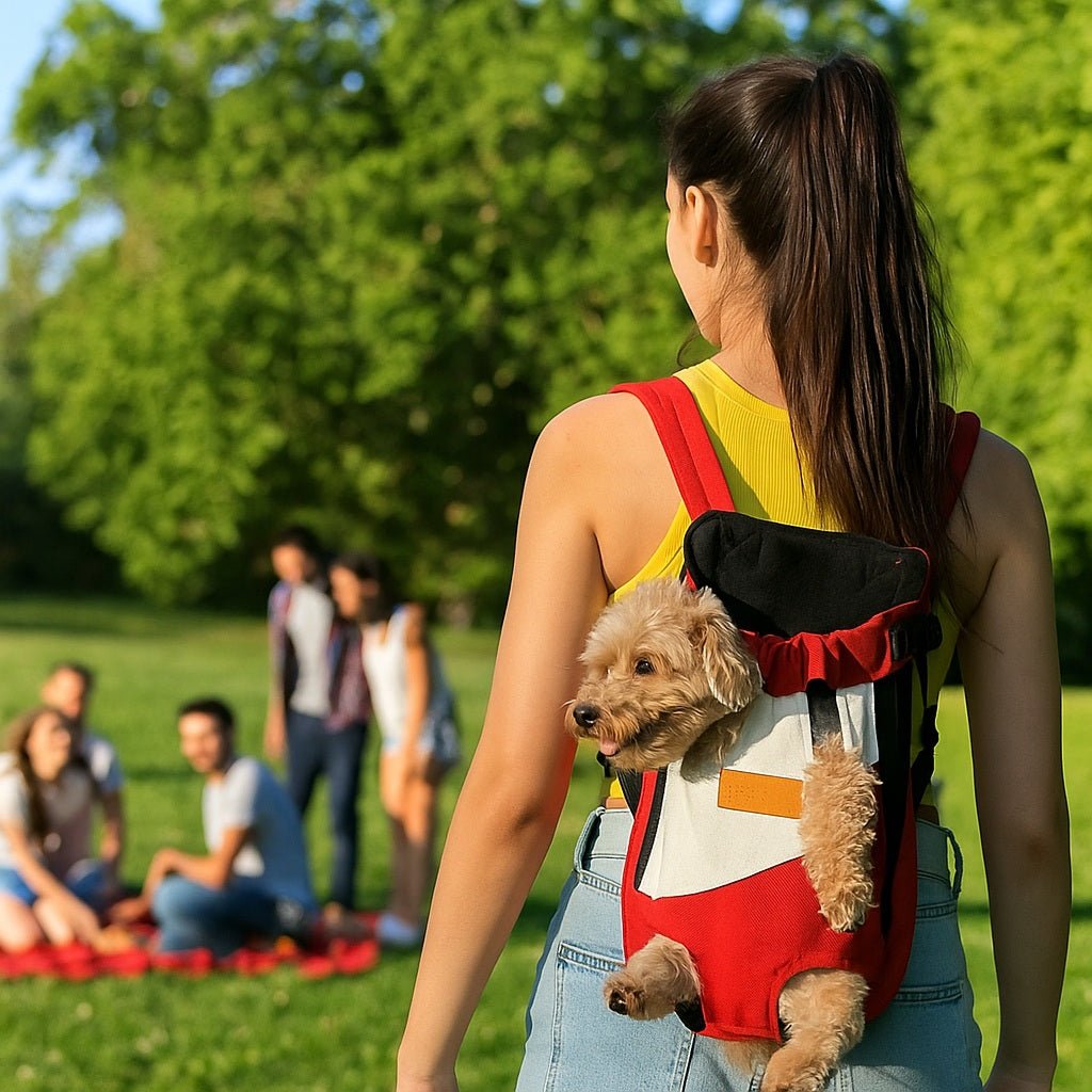 Sac de transport pour chien –Balades à Deux™ en famille - Jappy Toutou