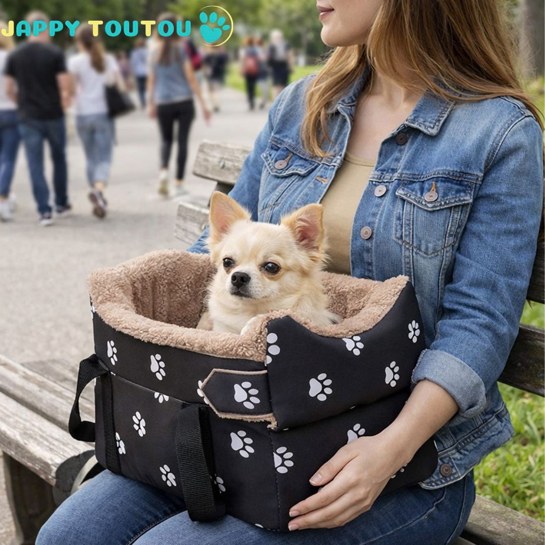 Sac de Transport pour chien | JappyVoyage à Deux™ - Jappy Toutou