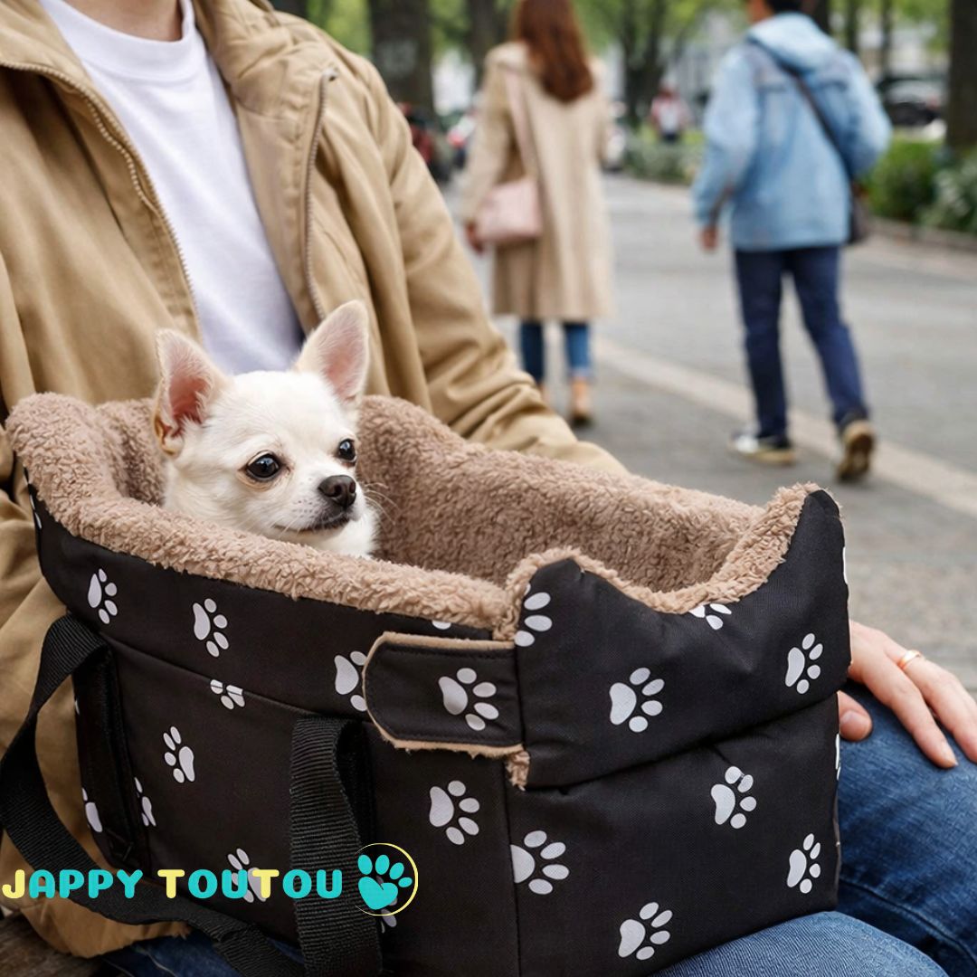 Sac de Transport pour chien | JappyVoyage à Deux™ - Jappy Toutou