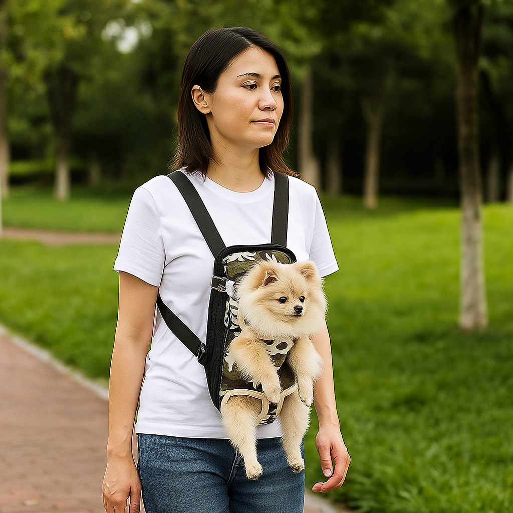 Sac pour chien - PatteNomade™ Stylisé – Le charme du confort partagé - Jappy Toutou