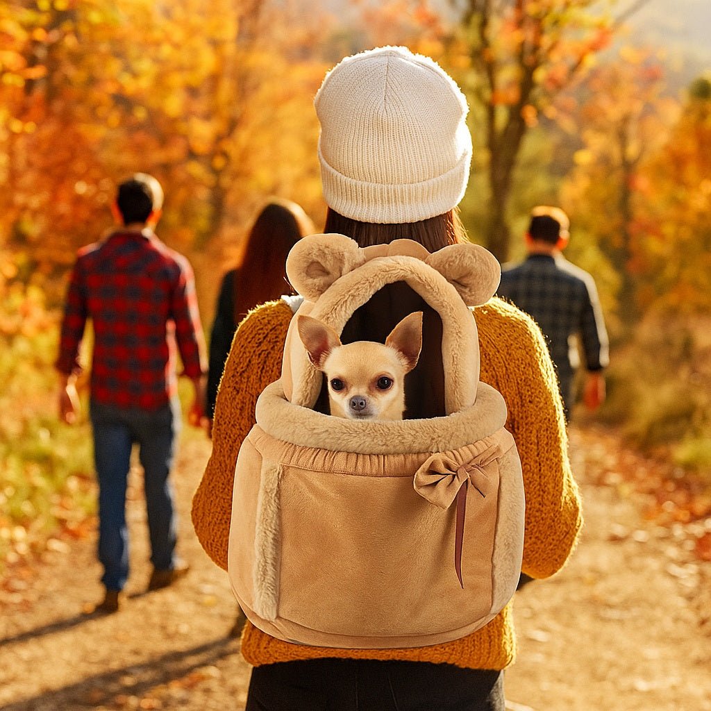 Sac transport chien - LuxTrotteur™: Parfait par temps frais - Jappy Toutou