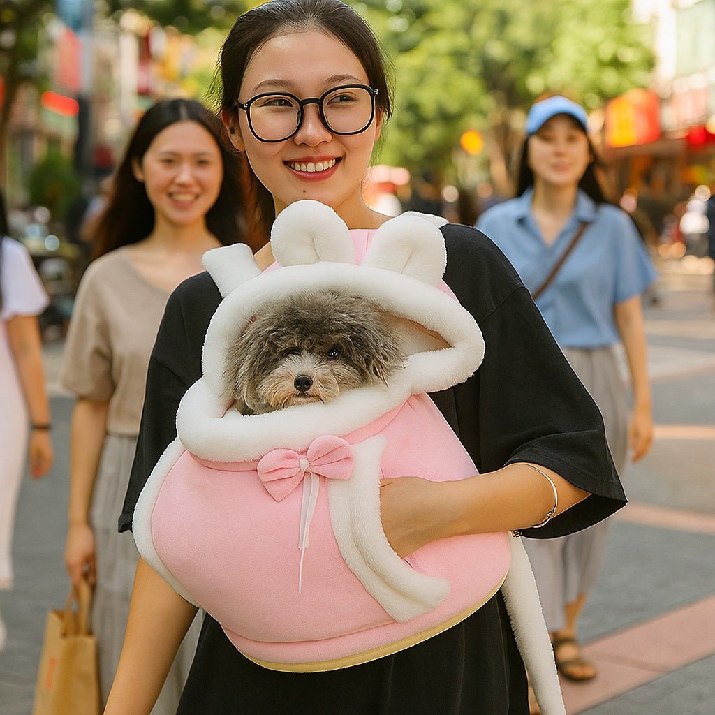 Sac transport chien - LuxTrotteur™: Parfait par temps frais - Jappy Toutou