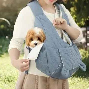 Sac transport chien | ToudouSac™ : confort en douceur - Jappy Toutou