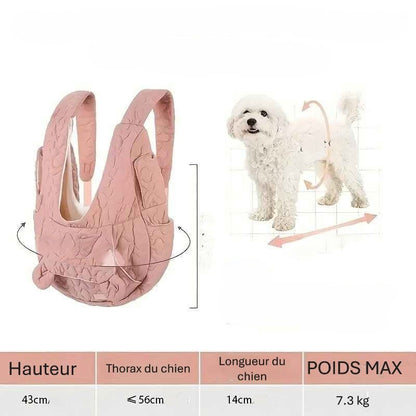 Sac transport chien | ToudouSac™ : confort en douceur - Jappy Toutou