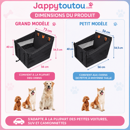 SIEGE auto pour chien | JappyConduite Sûre™ - Jappy Toutou