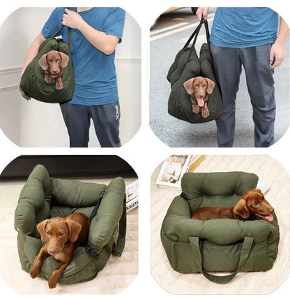 Siege auto pour chien | JappyDouillet™ Tout en Un - Jappy Toutou