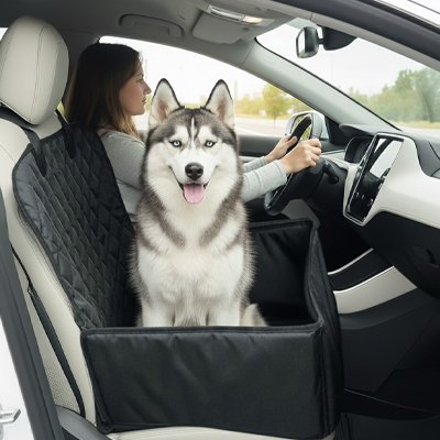 Siege auto pour chien | JappySecureSeat™ Ultra - sécurisé - Jappy Toutou