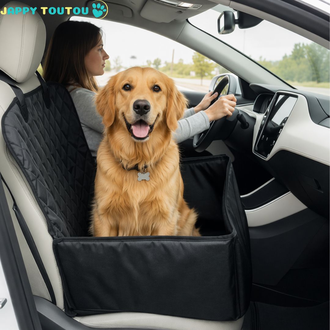 Siege auto pour chien | JappySecureSeat™ Ultra - sécurisé - Jappy Toutou