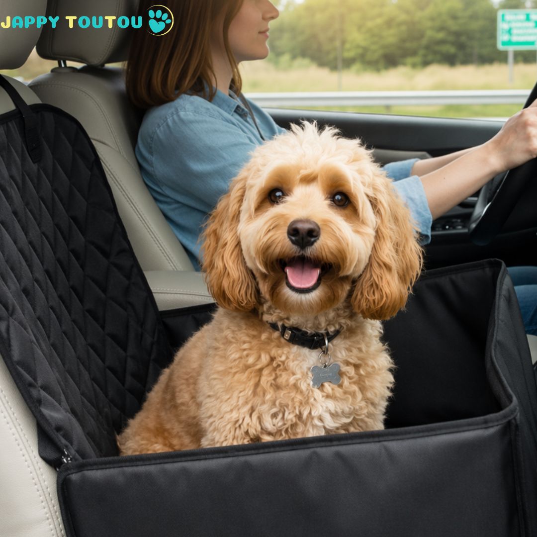 Siege auto pour chien | JappySecureSeat™ Ultra - sécurisé - Jappy Toutou