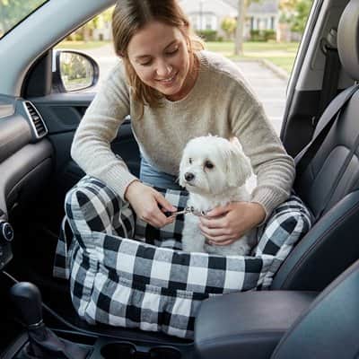 Siege auto pour chien | JappytoutDouillet™ - Jappy Toutou