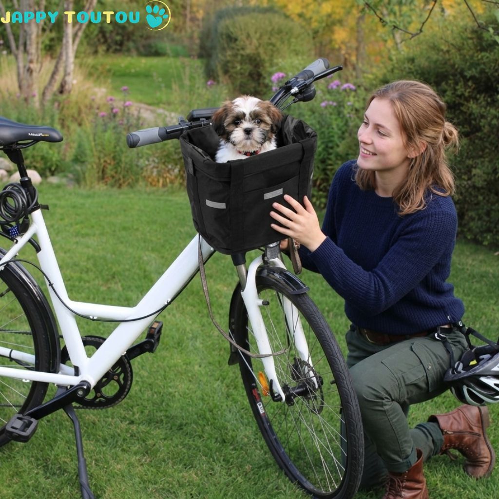 Vélo panier chien • JappyBike Buddy™ Confortable - Jappy Toutou