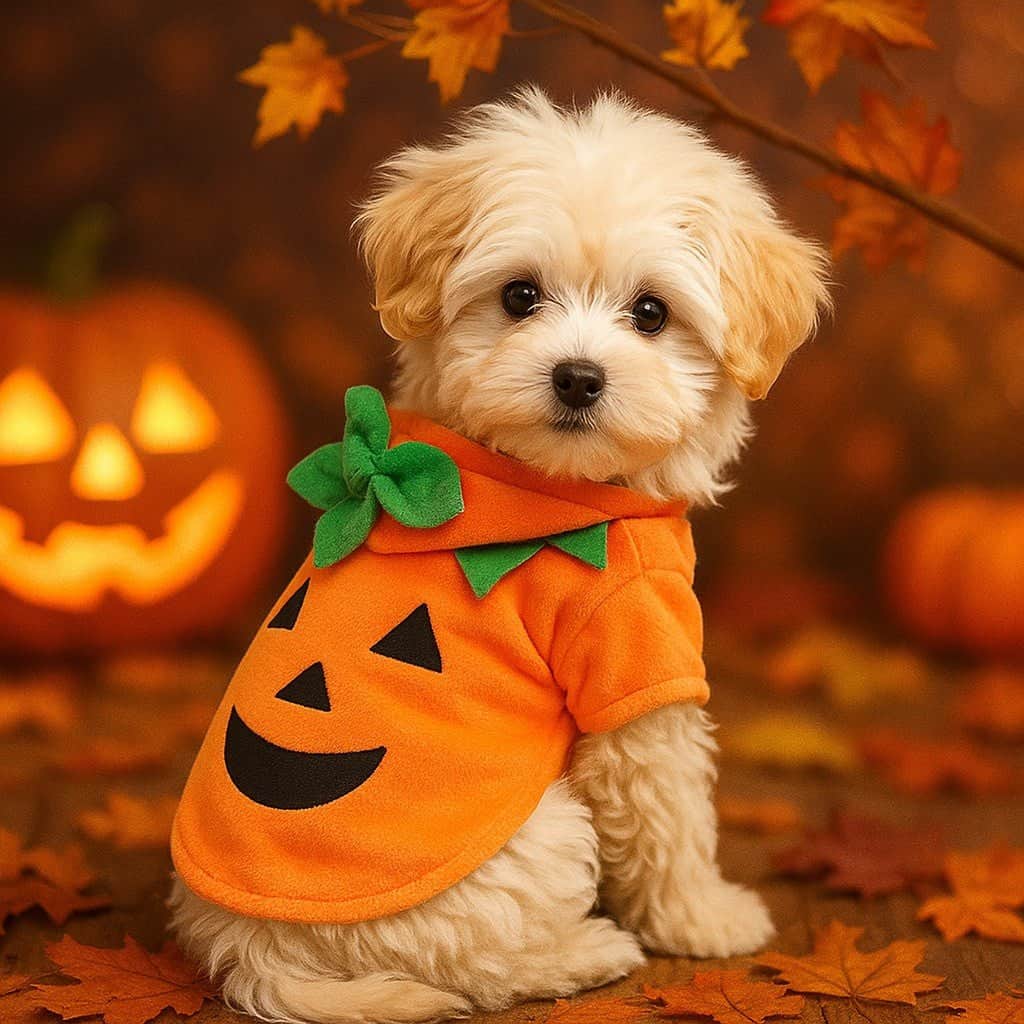 Vêtement chien / Déguisement chien - Citrouille d'Halloween - Jappy Toutou