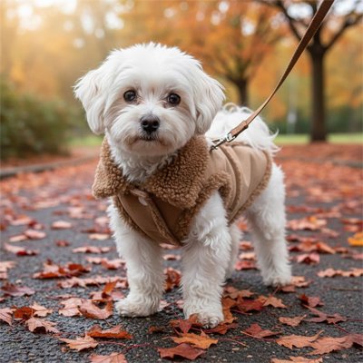 Vêtement chien | JappyFur Comfort™ :Doublure intérieure: douce type sherpa ou polaire